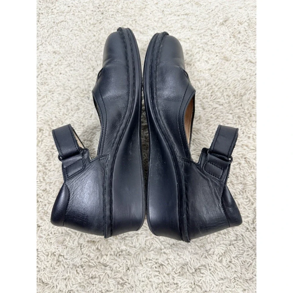 Finn‎ Comfort Women's Black Leather Mary Jane Shoes Size 8 Support Classic Retro
